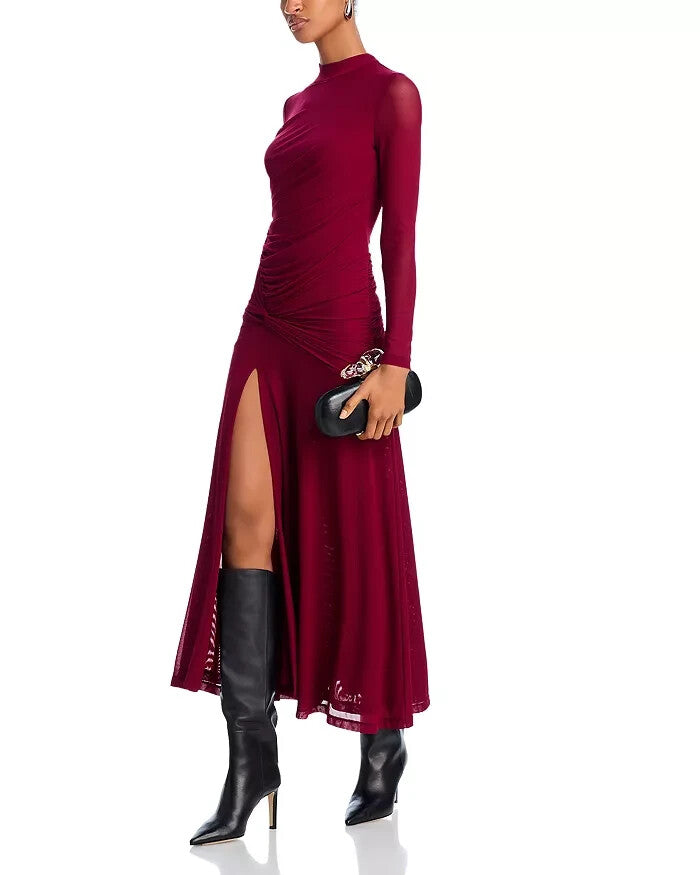 Bardot Liyana Ruched Side Midi Dress MSRP $129