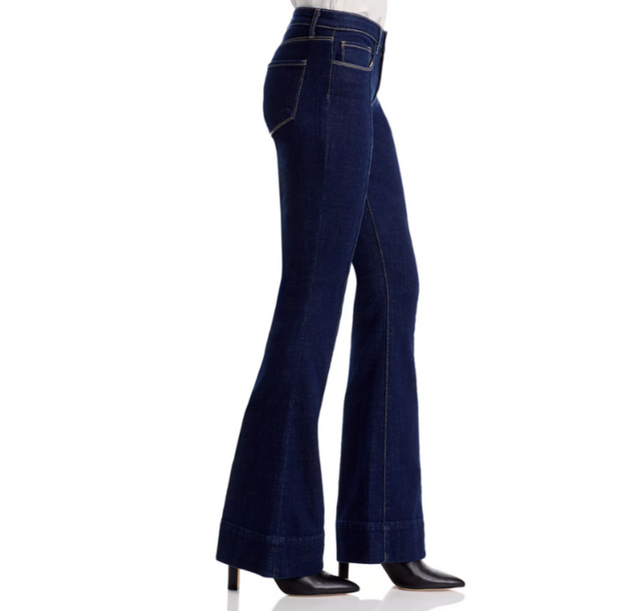 L'AGENCE Lenora Low Rise Seamed Flare Jeans MSRP $285