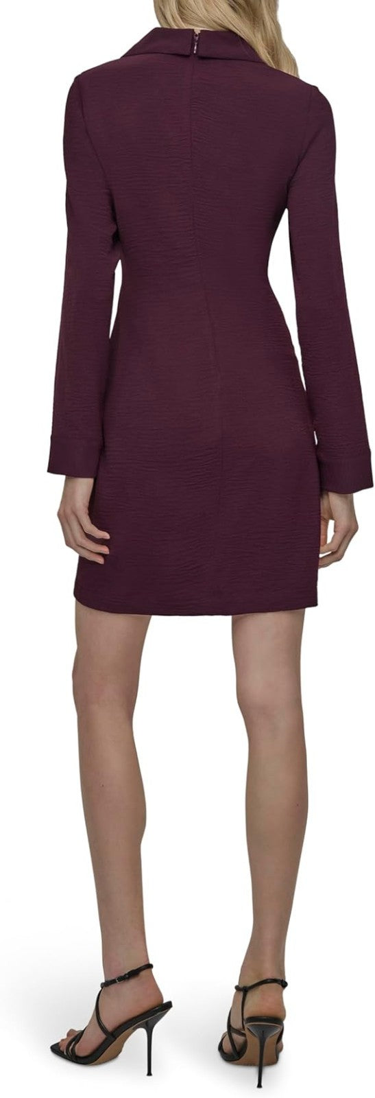 DKNY Long Sleeves Wrap Dress