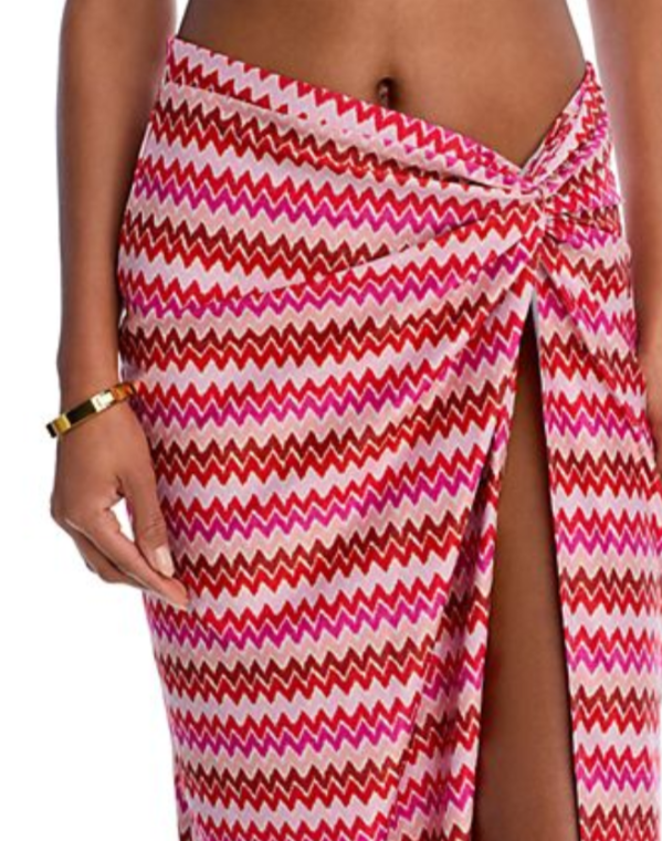 Ramy Brook Chevron Xana Cover-Up Skirt