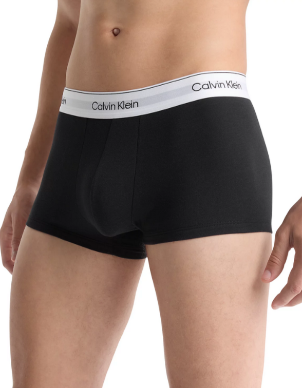 Calvin Klein Modern Cotton Stretch Low Rise Trunks, Pack of 3 MSRP $47