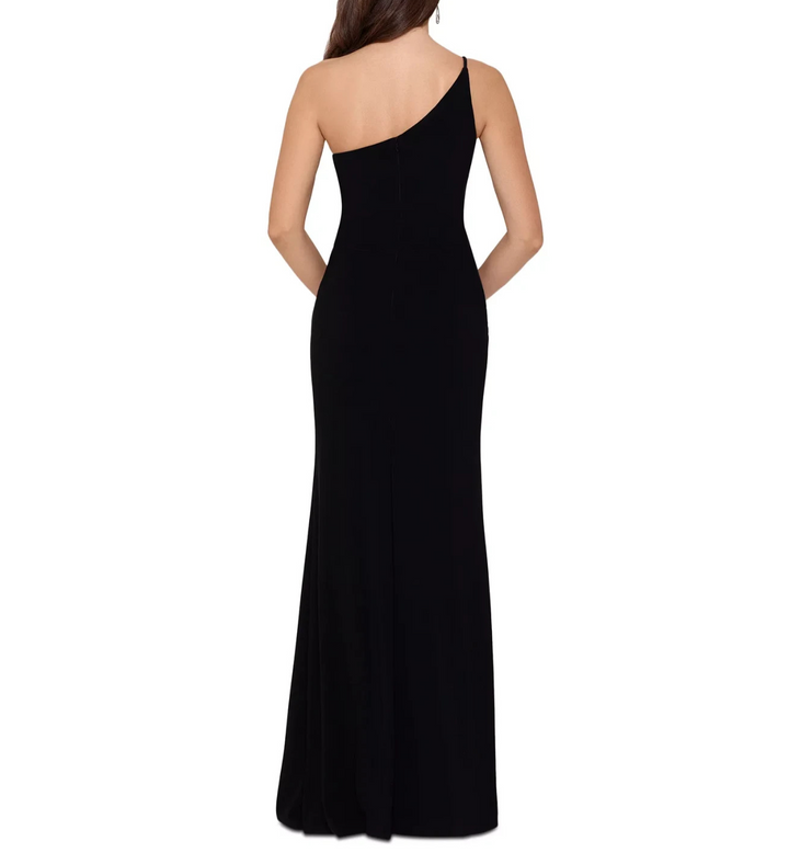 XSCAPE One-Shoulder Long Sheath Dress MSRP $159