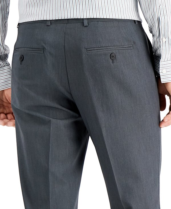 Perry Ellis Portfolio Men's Modern-Fit Stretch Solid Resolution Pants MSRP $95