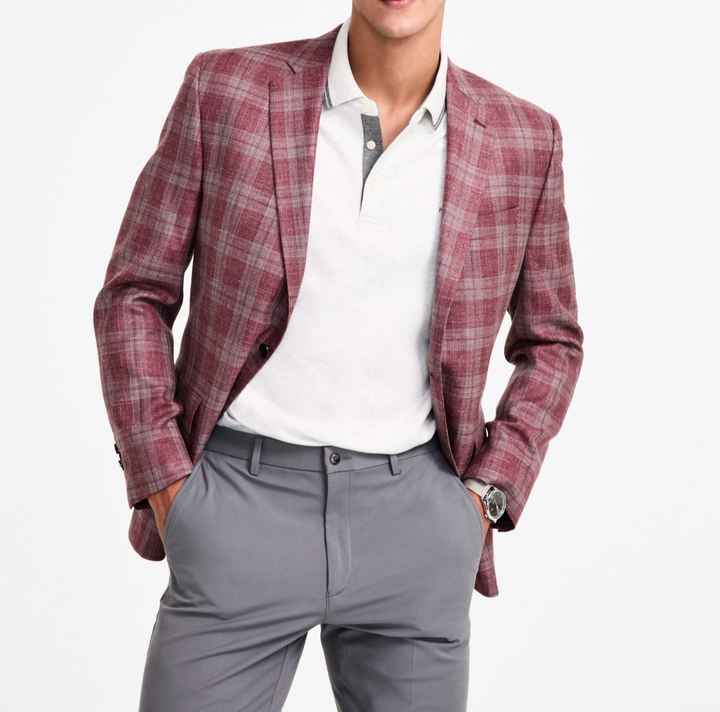 Michael Kors Men's Classic-Fit Wool Blend Sport Coats MSRP $375