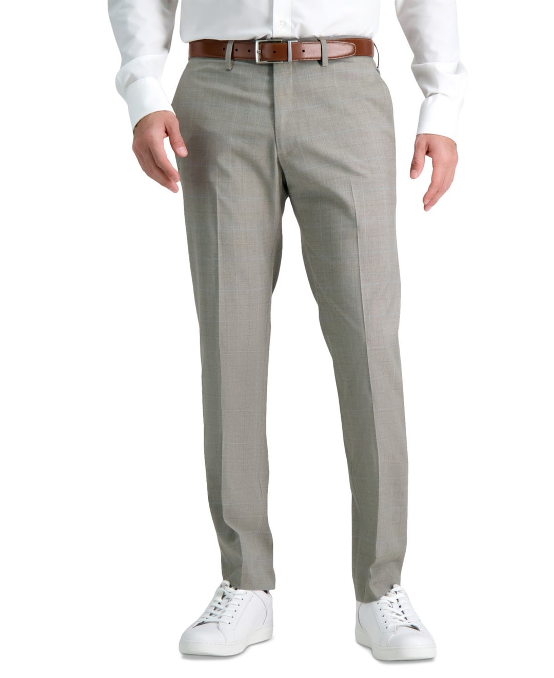 Kenneth Cole Reaction Slim-Fit Stretch Check Dress Pants MSRP $95