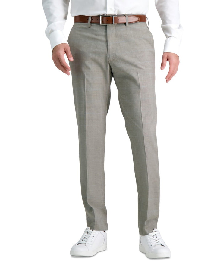 Kenneth Cole Reaction Slim-Fit Stretch Check Dress Pants MSRP $95