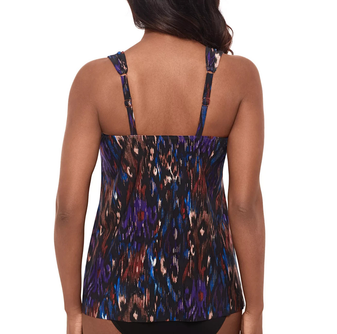 Miraclesuit Tapiz Dazzle Underwired Tankini Top MSRP $140