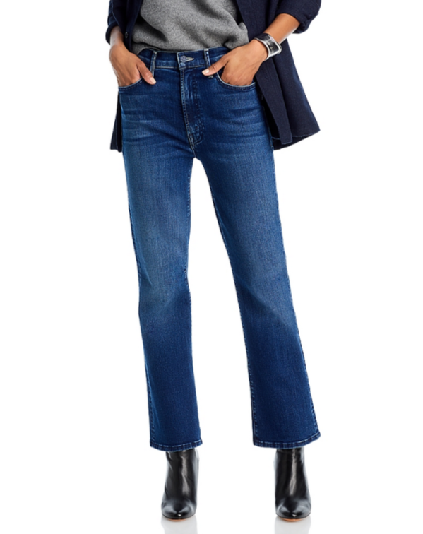 Mother the Hustler High Rise Ankle Flare Jeans MSRP $258