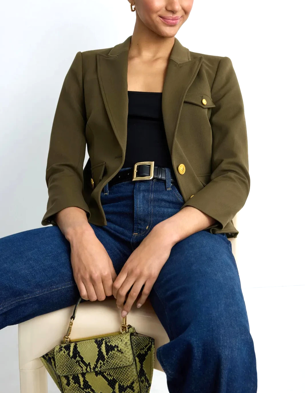 L'Agence Wylla Structured Blazer MSRP $625
