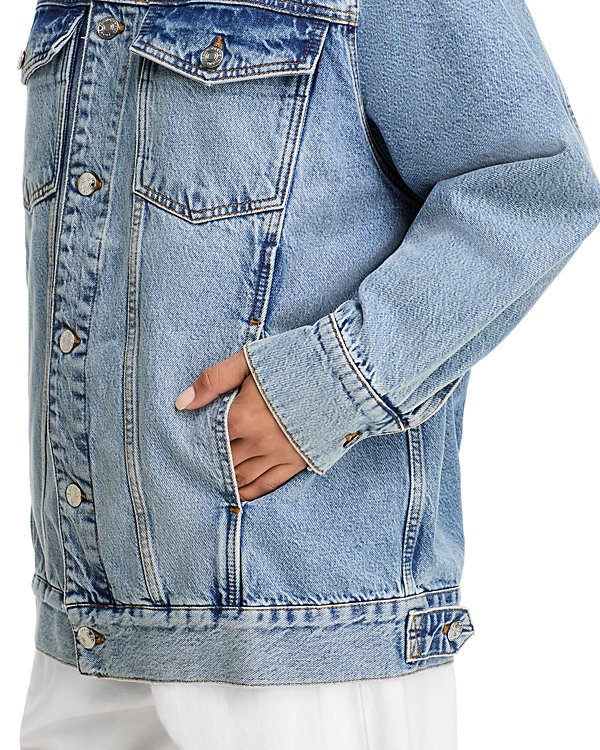 FRAME Extended Denim Jacket MSRP $378