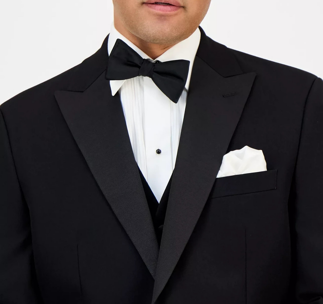 Alfani Men's Classic-Fit Stretch Black Tuxedo Jacket MSRP $360