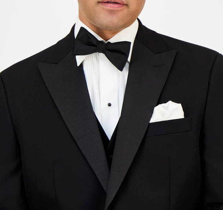 Alfani Men's Classic-Fit Stretch Black Tuxedo Jacket MSRP $360