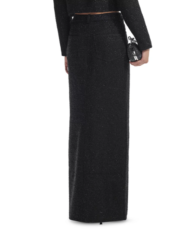 Self-Portrait Boucle Maxi Skirt MSRP $410