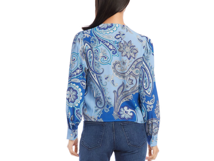 Karen Kane Drape Front Top MSRP $158 Size M