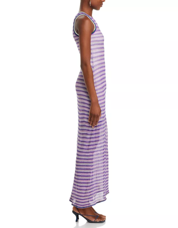 Veronica Beard Sivan Striped Maxi Dress MSRP $428