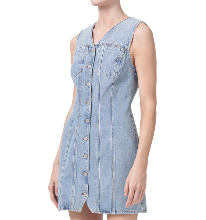 AGOLDE Trina Denim Dress MSRP $248