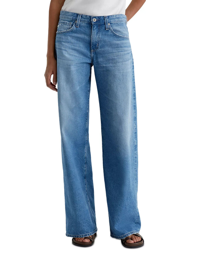 AG Adria Low Rise Wide Leg Jeans MSRP $225