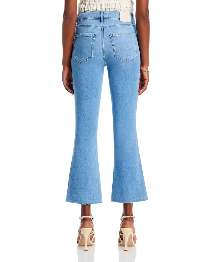 PAIGE Colette High Rise Crop Flare Jeans MSRP $229