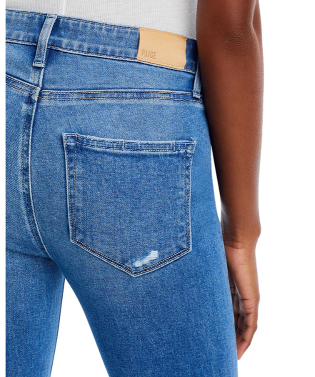 PAIGE Colette High Rise Cropped Jeans MSRP $239