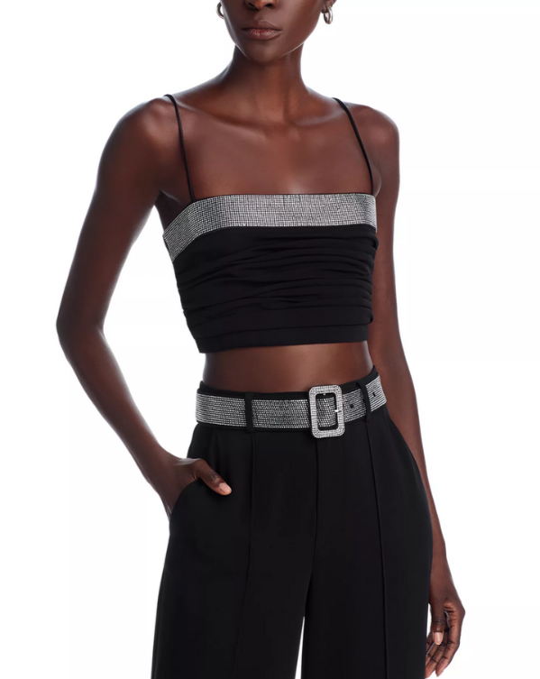 Cinq à Sept Elizabeth Crop Top MSRP $295