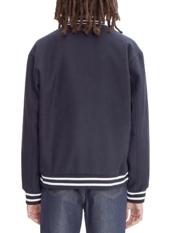A.P.C. Micky Wool-Blend Varsity Jacket MSRP $700