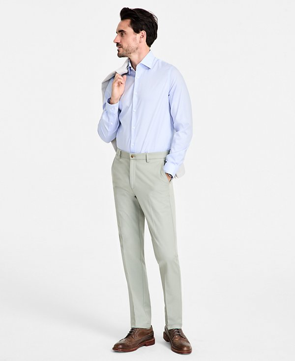 Michael Kors Men's Classic-Fit Cotton-Blend Dress Pants MSRP $95