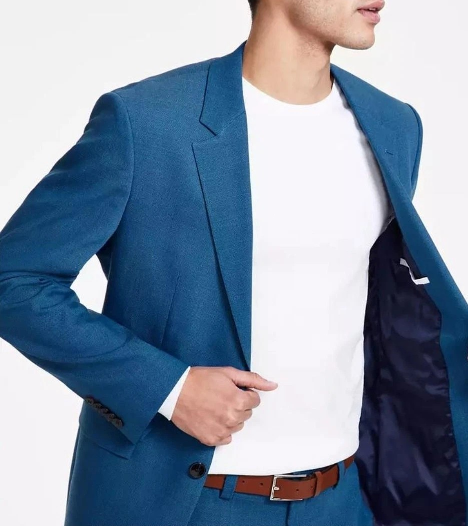 HUGO by Hugo Boss Men's Modern Fit Superflex Suit Jacket MSRP $445