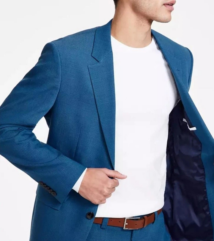 HUGO by Hugo Boss Men's Modern Fit Superflex Suit Jacket MSRP $445