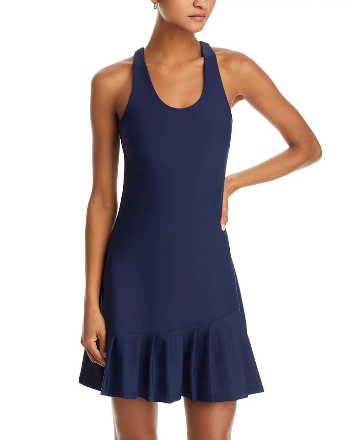 AQUA Athletic Pleat Hem Active Dress MSRP $98