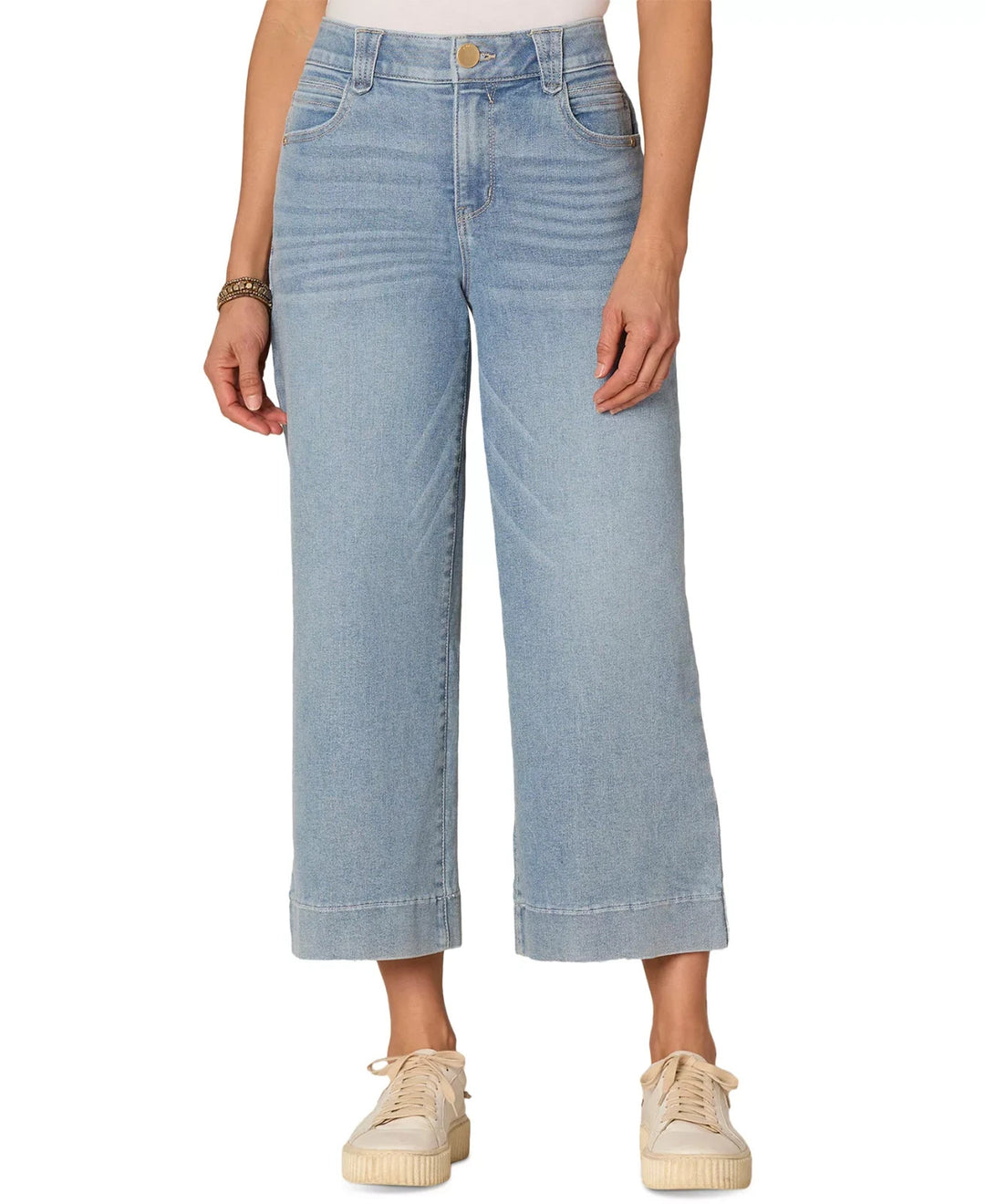 Democracy Petite High-Rise Cropped Wide-Leg Jeans MSRP $78
