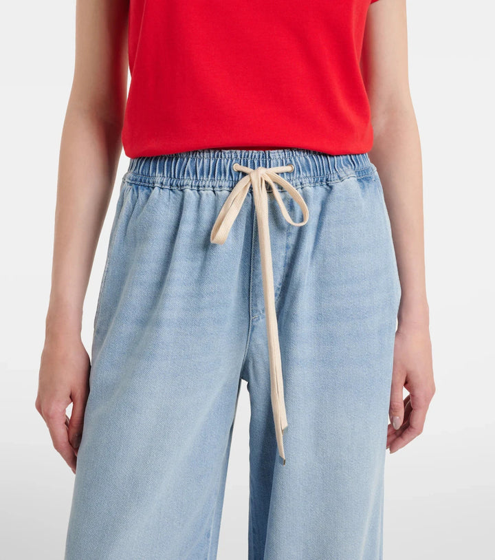 7 for All Mankind Pull-on Hana Wide Leg Jeans MSRP $198