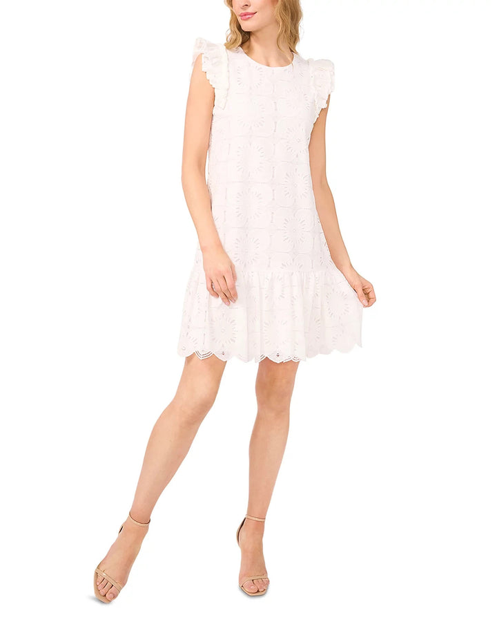 CeCe Ruffle Sleeve Dress MSRP $109