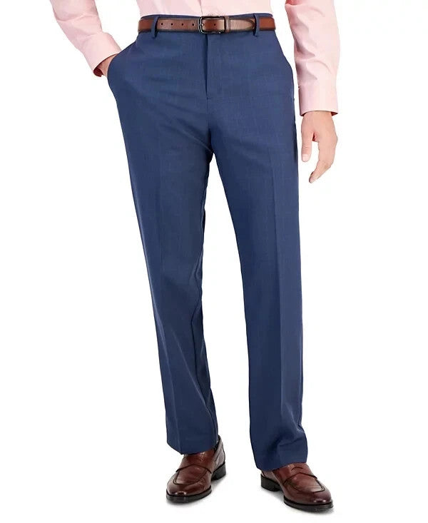 Perry Ellis Portfolio Men's Modern-Fit Stretch Solid Resolution Pants MSRP $95