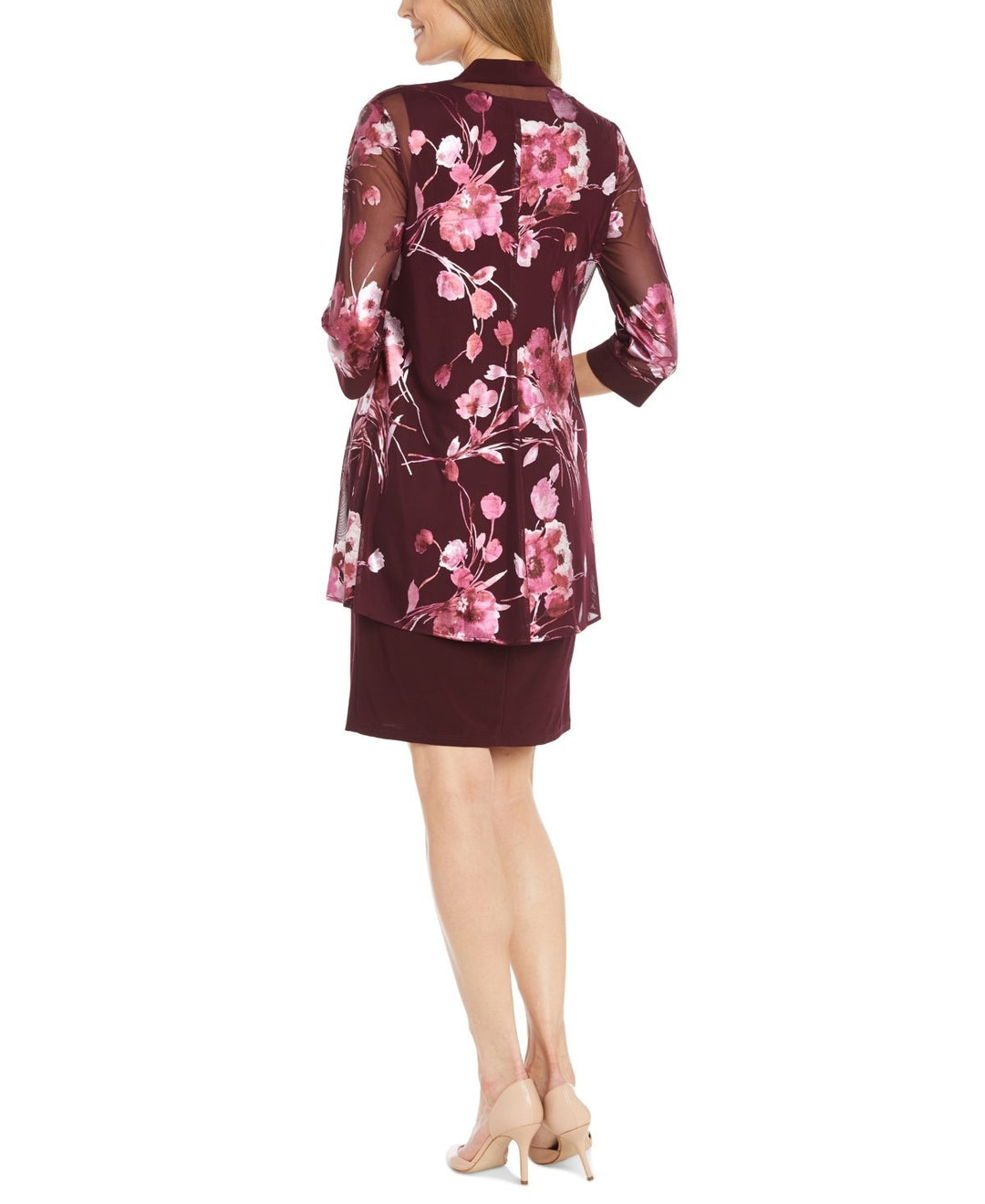 R & M Richards Attached-Necklace Jacket & Dress MSRP $99
