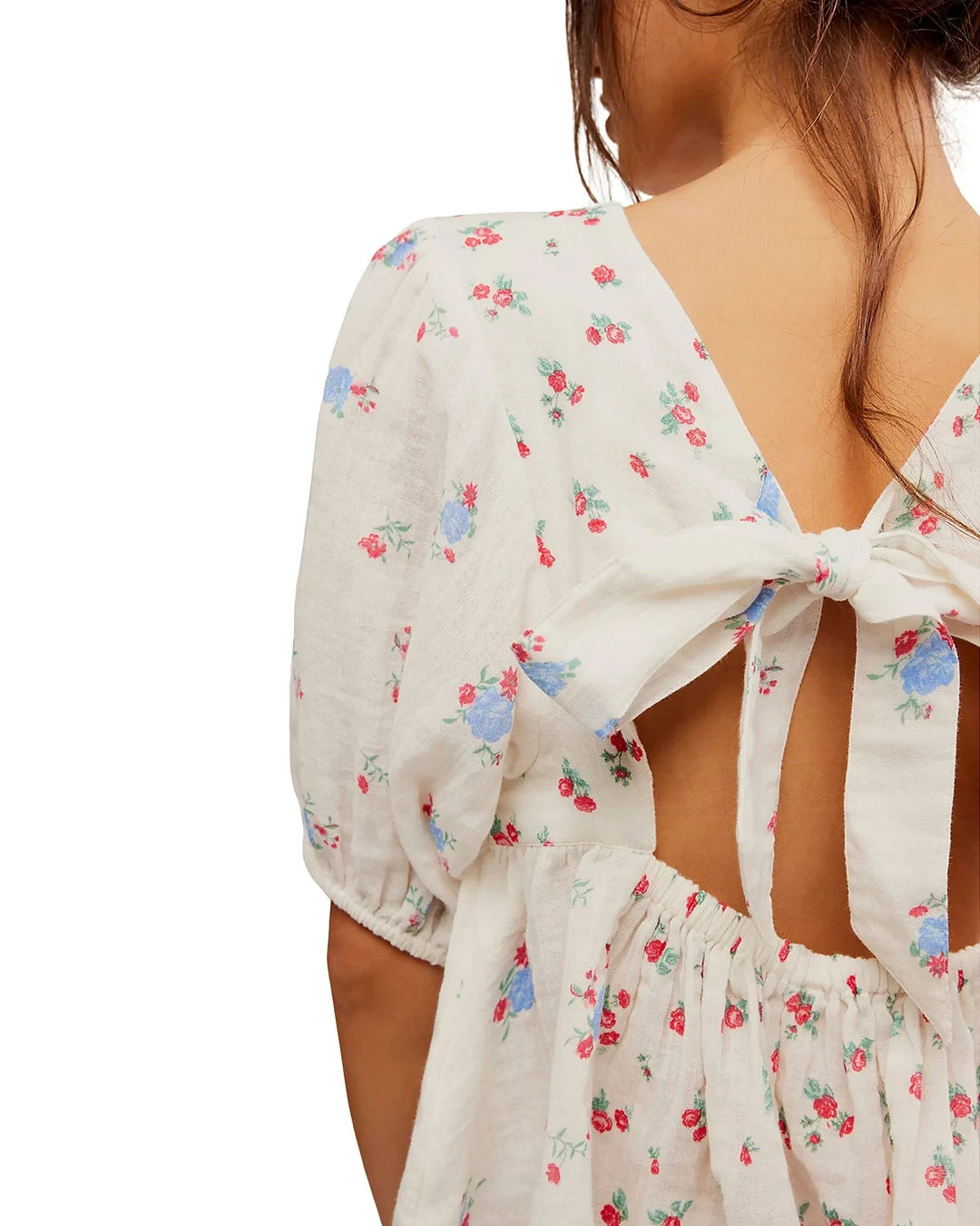 Free People Chloe Printed Top MSRP $128