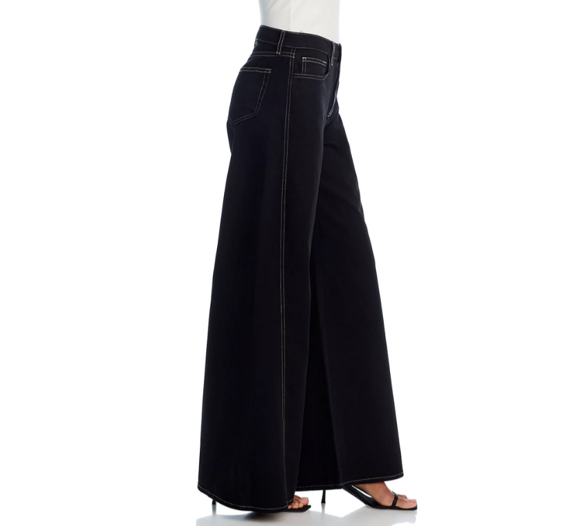 L'AGENCE Beau High Rise T Seam Wide Leg Jeans MSRP $275