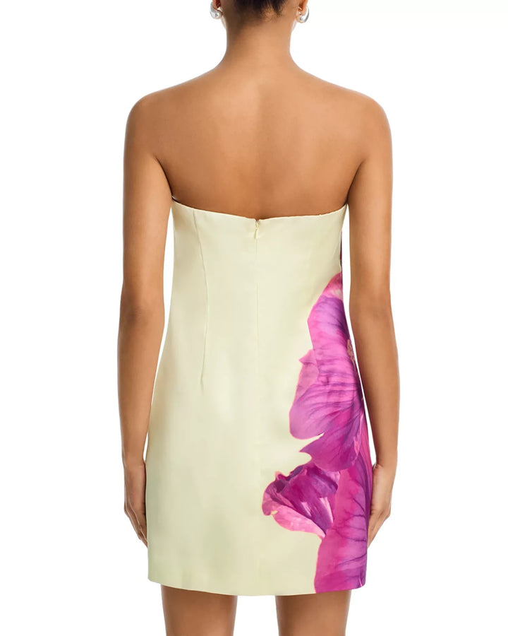 STEVE MADDEN Rhapsody Orchid Strapless Mini Dress MSRP $134