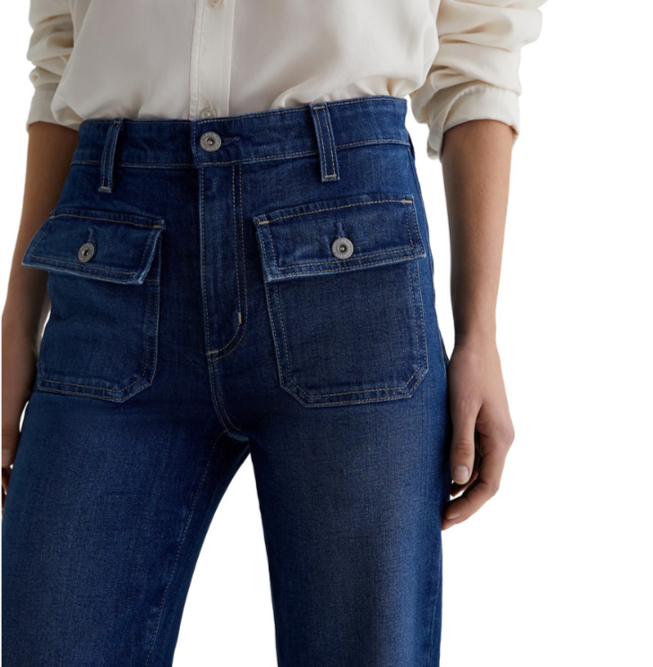 AG Bonnie Mid Rise Flare Leg Jeans MSRP $235