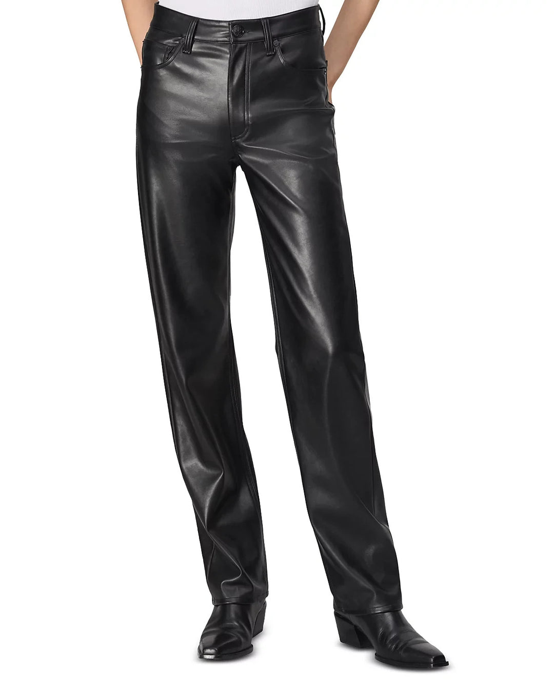 rag & bone Harlow Faux Leather Pants MSRP $328