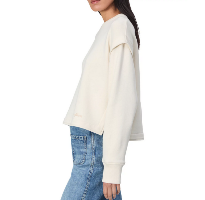 rag & bone Jo Layered Sleeve Sweatshirt MSRP $278