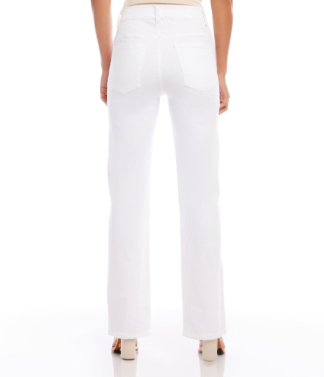 Karen Kane High Rise Wide Leg Jeans MSRP $109