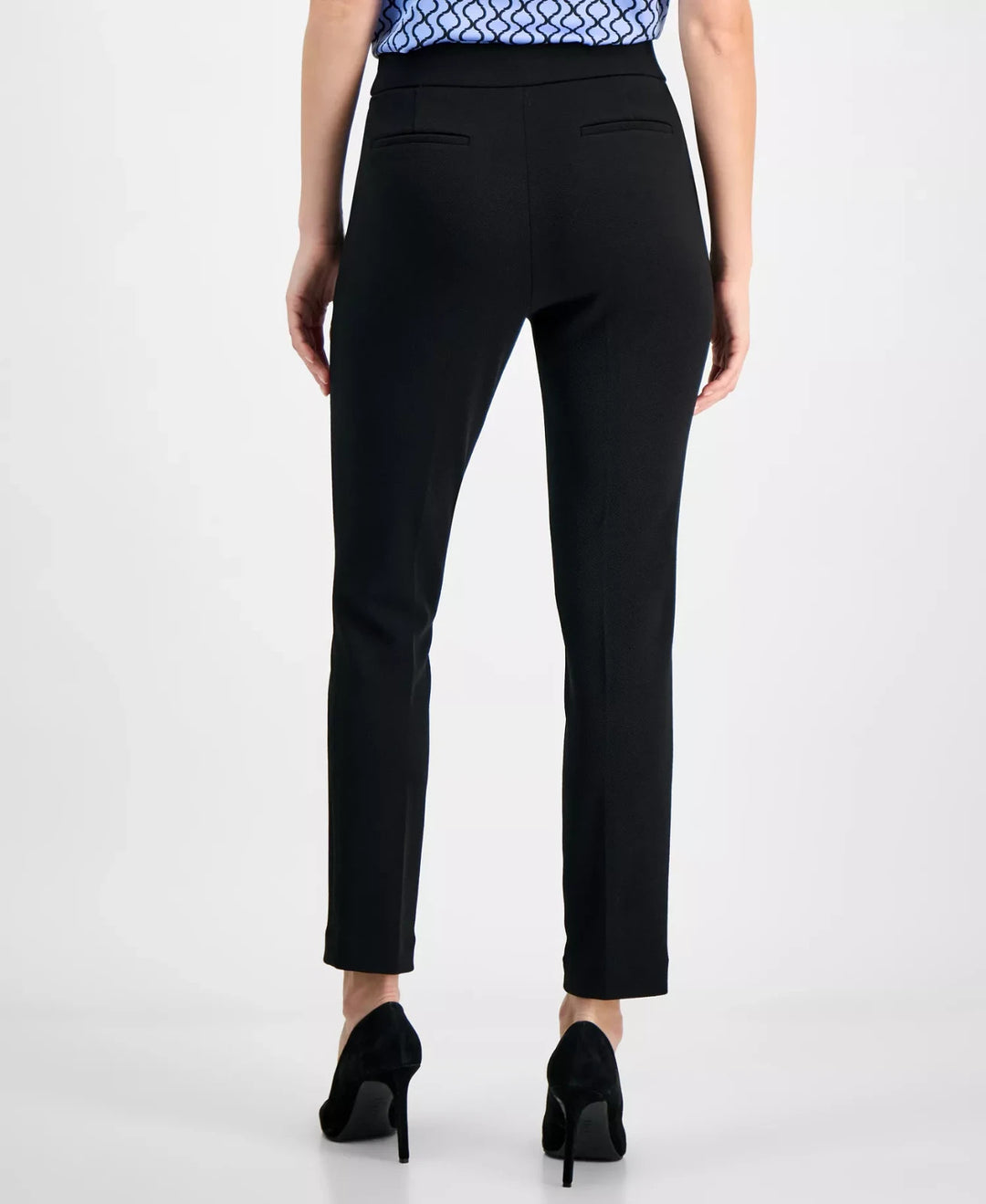 Kasper Women's Pull-On Stretch Ankle Trousers MSRP $79