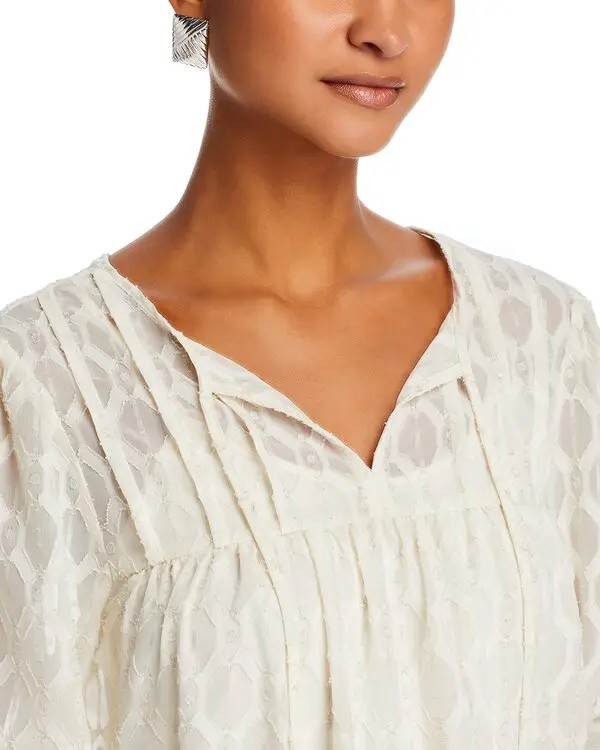 Cupio Lace Peasant Blouse MSRP $79