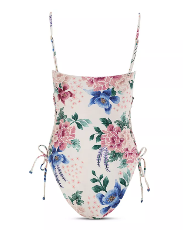 Agua Bendita Posh Ivy Lace Up Swimsuit MSRP $210