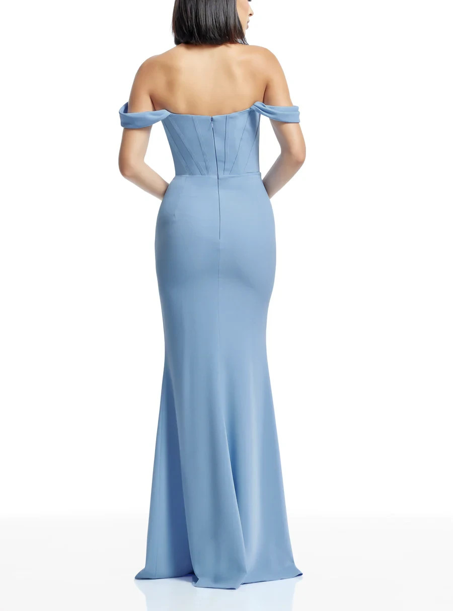 Dress the Population Melania Off-the-Shoulder Gown MSRP $248