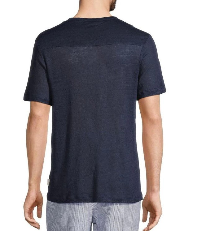 Onia Linen Crewneck T-Shirt MSRP $110
