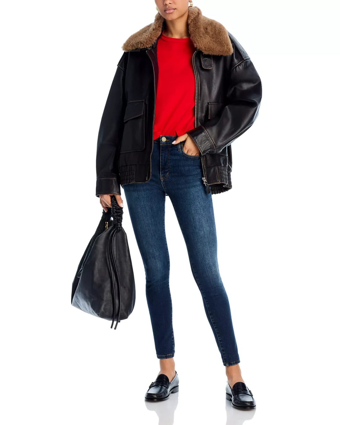 FRAME The Alix High Rise Skinny Jeans MSRP $128