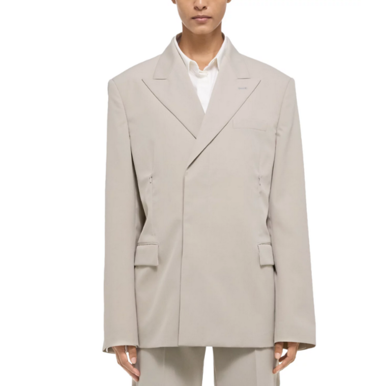 Helmut Lang Wool Star Collar Car Blazer MSRP $795