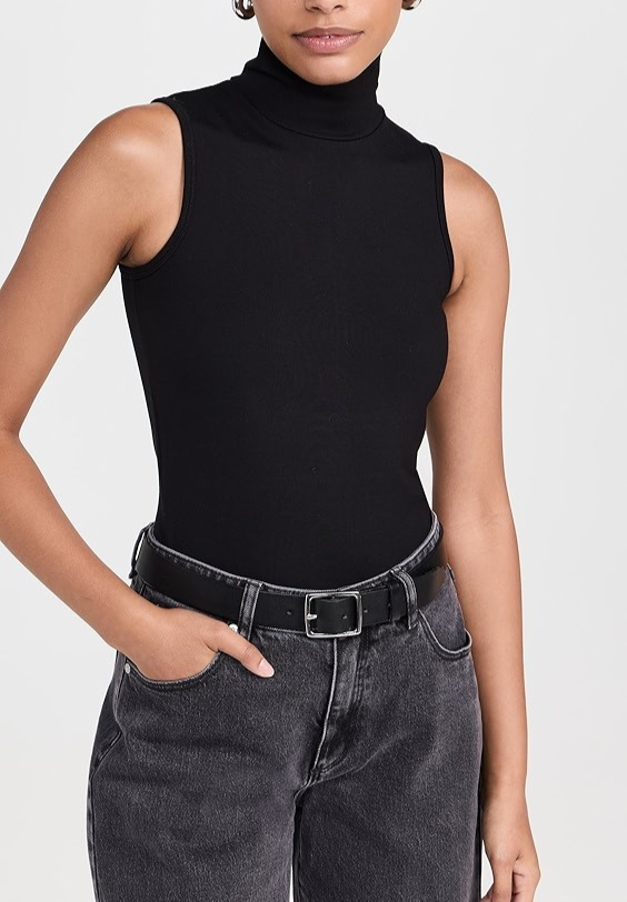 rag & bone Irina Ponte Turtleneck Tank Top MSRP $128