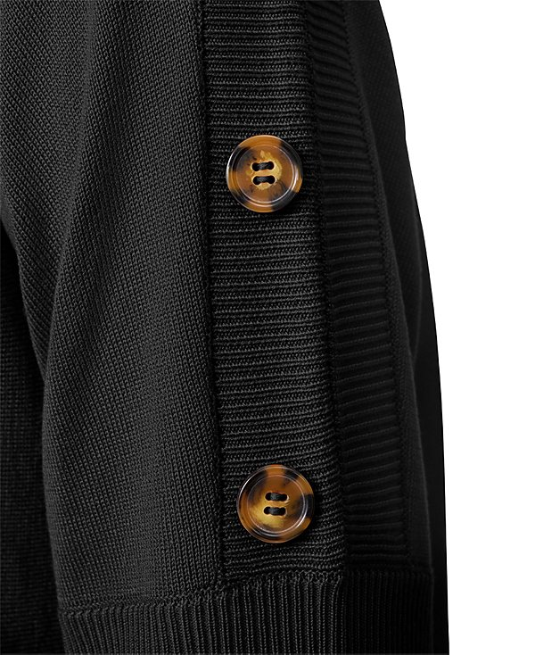 Melissa Paige Button-Trim Dolman-Sleeve Sweater MSRP $46.50